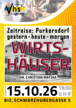  Zeitreise: Purkersdorf gestern - heute - morgen Wirtshäuser